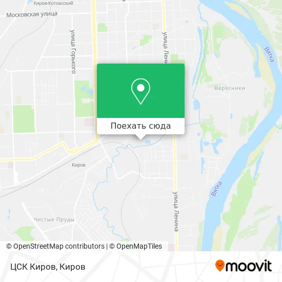 Карта ЦСК Киров