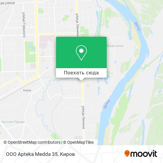Карта OOO Apteka Medda 35