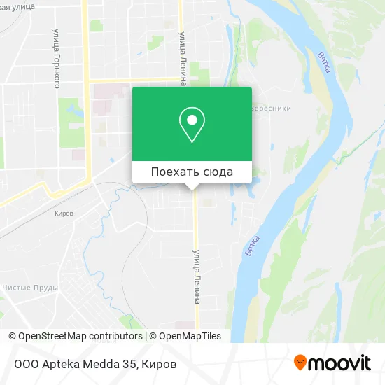Карта OOO Apteka Medda 35