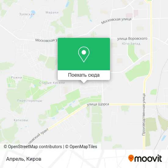 Карта Апрель