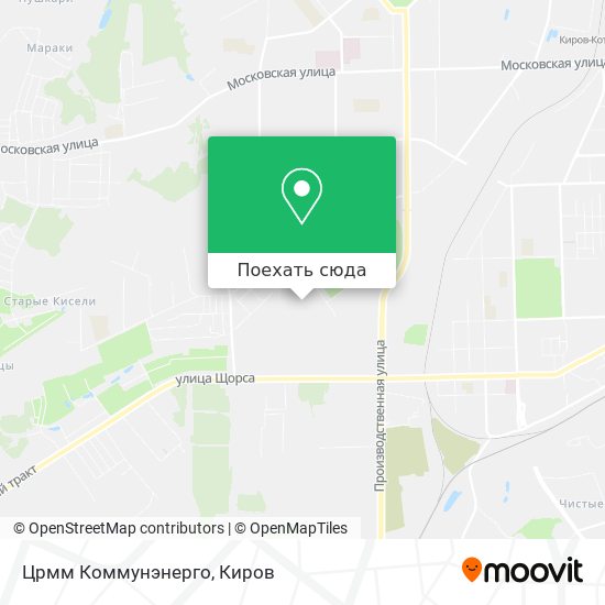 Карта Црмм Коммунэнерго