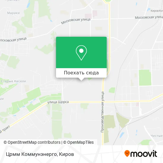 Карта Црмм Коммунэнерго