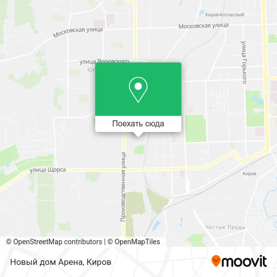 Карта Новый дом Арена