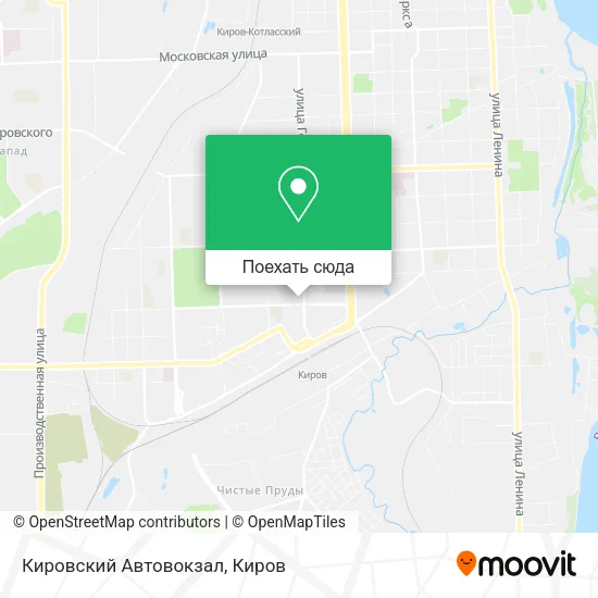 Карта Кировский Автовокзал