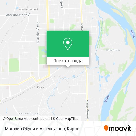 Карта Магазин Обуви и Аксессуаров