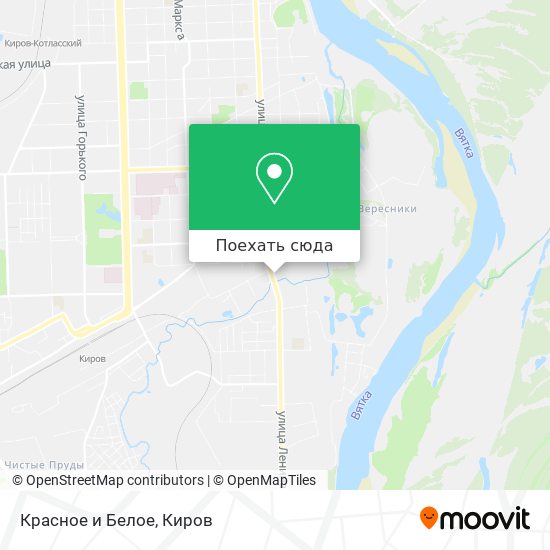 Карта Красное и Белое