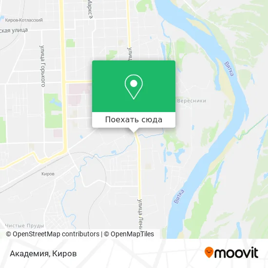 Карта Академия