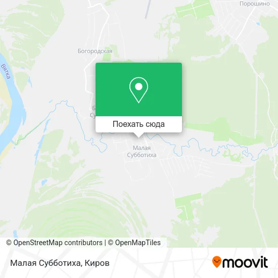 Карта Малая Субботиха