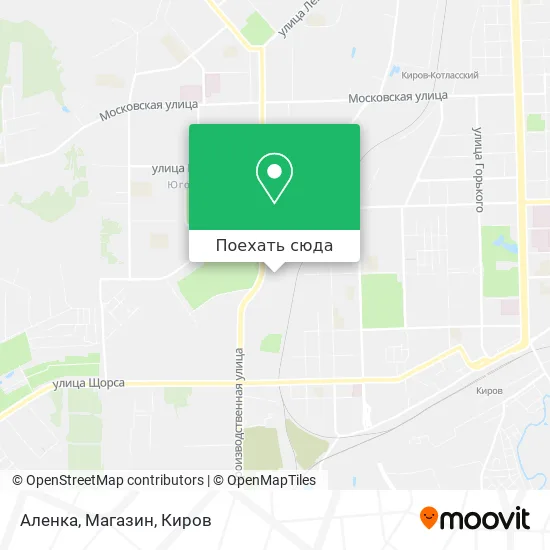 Карта Аленка, Магазин