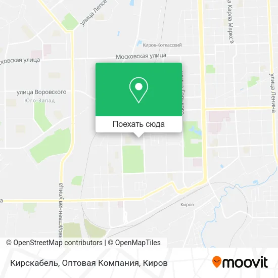 Карта Кирскабель, Оптовая Компания