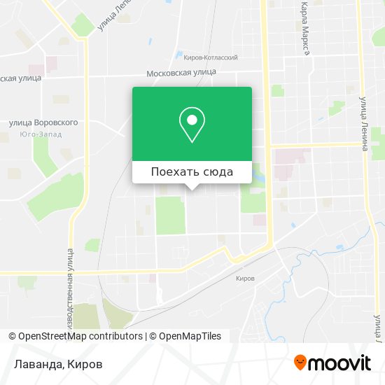 Карта Лаванда