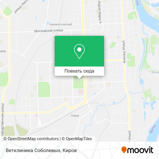 Карта Ветклиника Соболевых