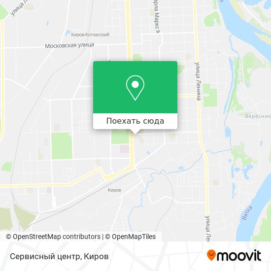 Карта Сервисный центр