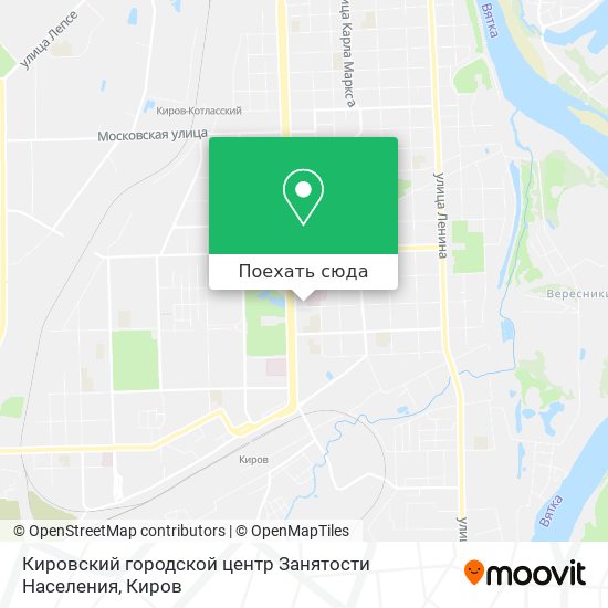 Карта Кировский городской центр Занятости Населения