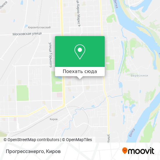 Карта Прогрессэнерго