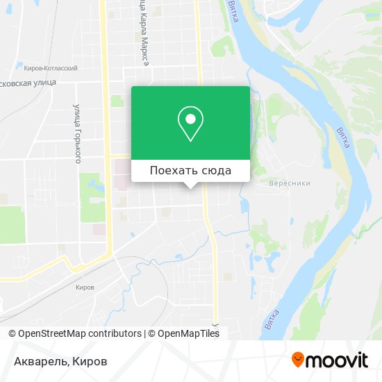 Карта Акварель