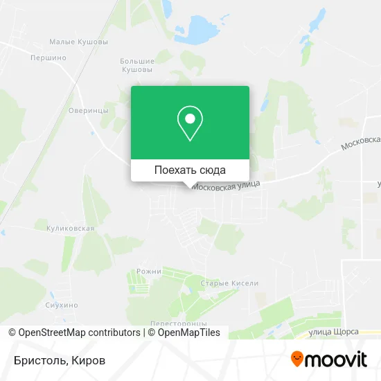 Карта Бристоль
