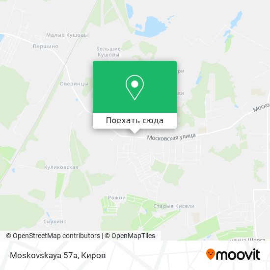 Карта Moskovskaya 57a