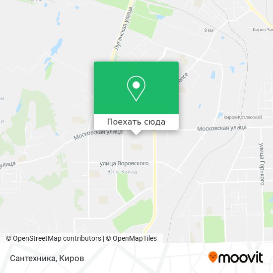 Карта Сантехника