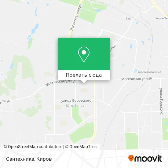Карта Сантехника