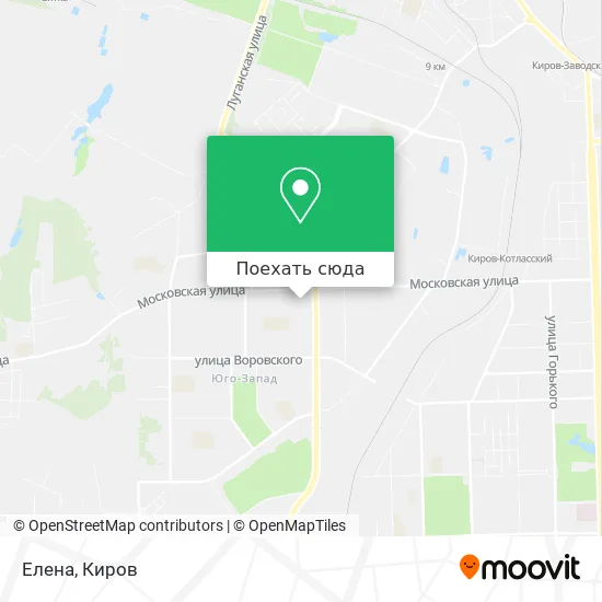 Карта Елена
