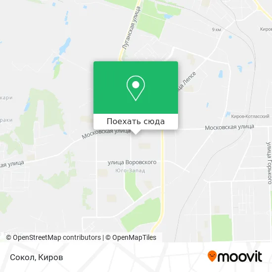 Карта Сокол
