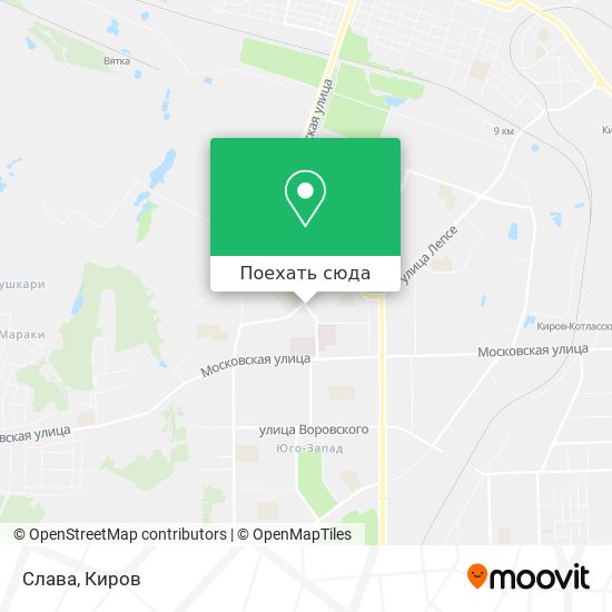 Карта Слава