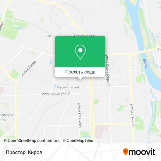 Карта Простор