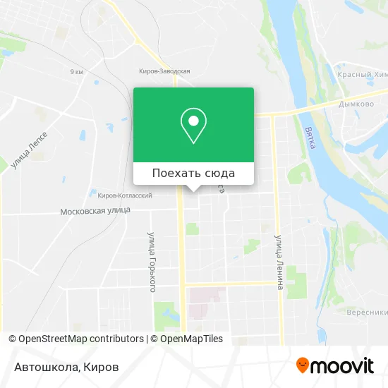 Карта Автошкола