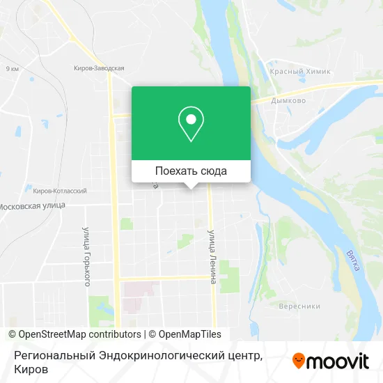 Карта Региональный Эндокринологический центр