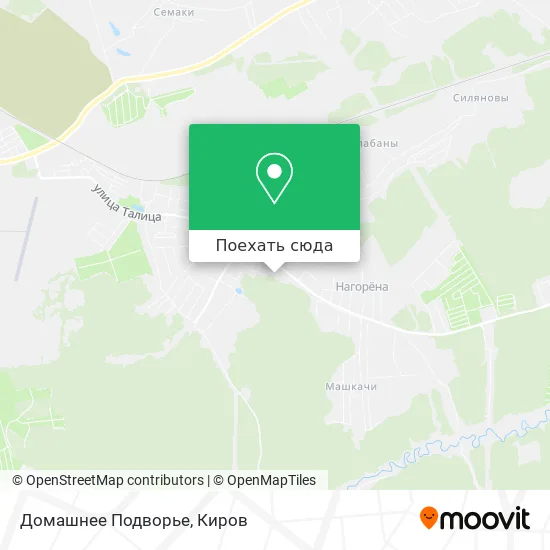 Карта Домашнее Подворье