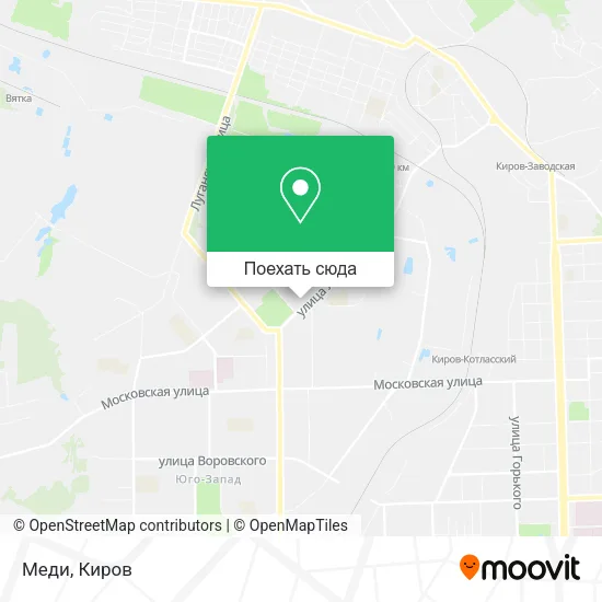 Карта Меди