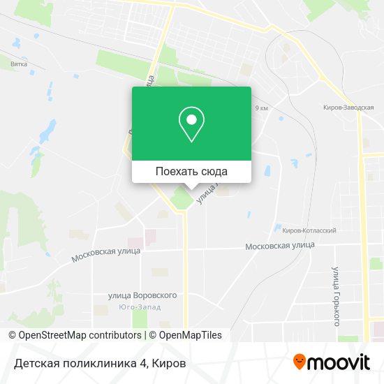 Карта Детская поликлиника 4