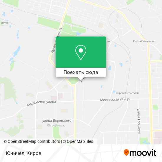 Карта Юничел