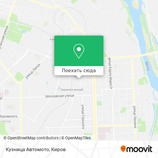 Карта Кузница Автомото