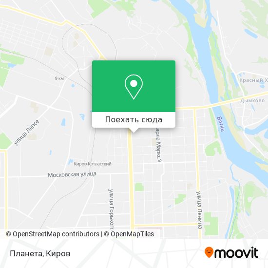 Карта Планета