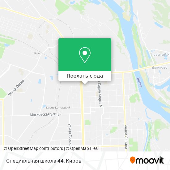 Карта Специальная школа 44