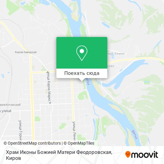 Карта Храм Иконы Божией Матери Феодоровская