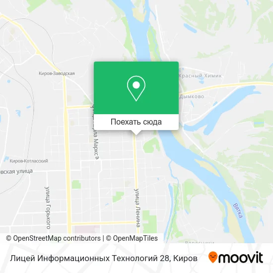Карта Лицей Информационных Технологий 28