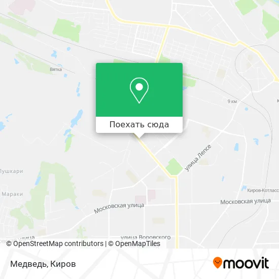 Карта Медведь