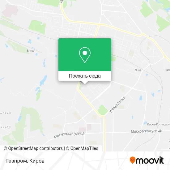 Карта Газпром