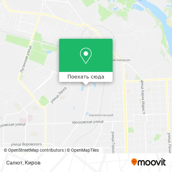 Карта Салют