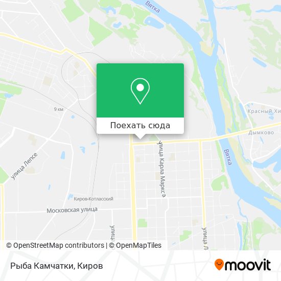 Карта Рыба Камчатки