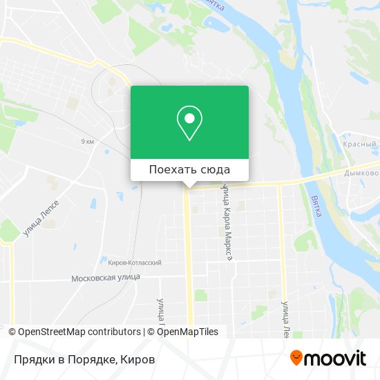 Карта Прядки в Порядке