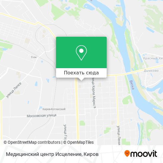 Карта Медицинский центр Исцеление