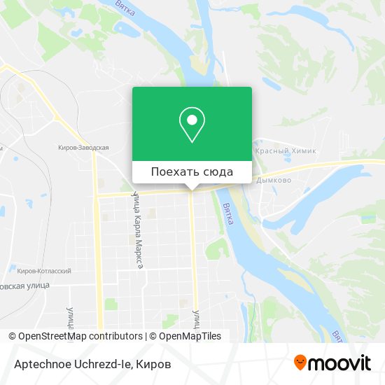 Карта Aptechnoe Uchrezd-Ie
