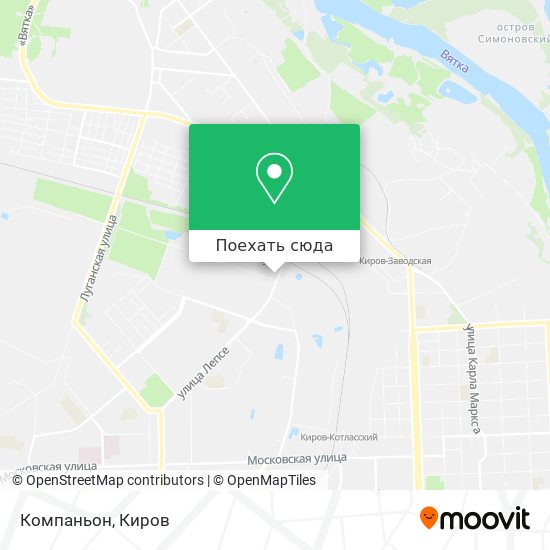 Карта Компаньон