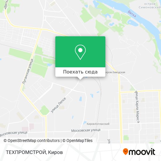 Карта ТЕХПРОМСТРОЙ
