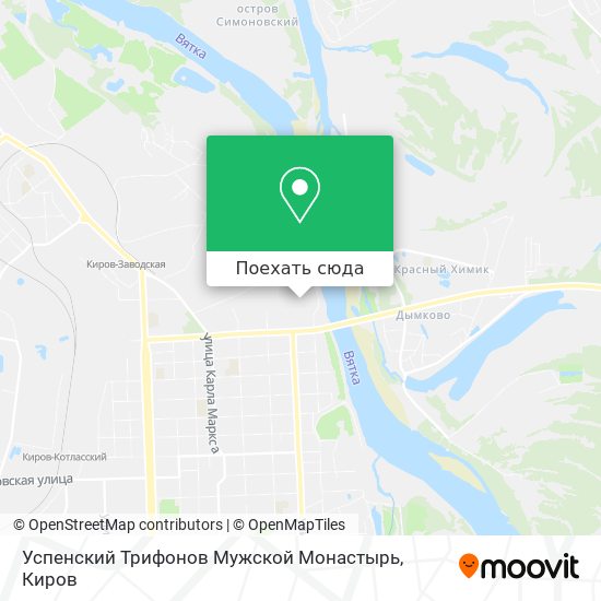 Карта Успенский Трифонов Мужской Монастырь