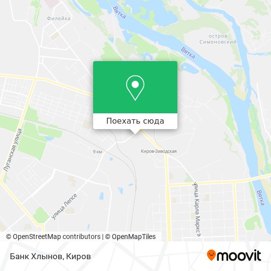 Карта Банк Хлынов